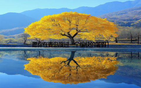 愿你在青岛度过一个愉快的暑假!